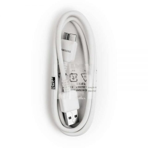 Original Samsung Note3 OEM USB 3.0 Date Cable ET-DQ10Y0WE White 1M