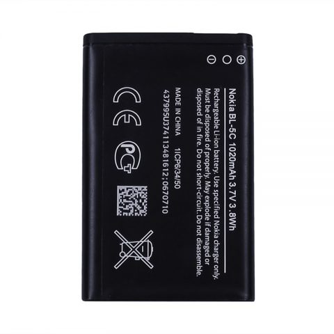 Nokia BL-5CB Original 850mAh Li-ion Battery – For 1800, E60, 3600, 3660 – Open Box